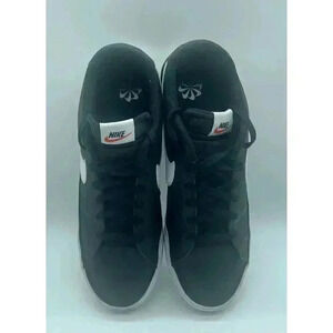 Nike Court Legacy Men's Leather & Canvas Shoes Black/White DH3162‎ 001 Size 13